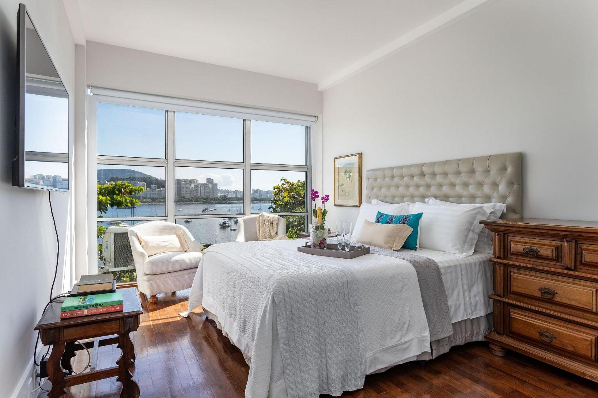 Apartmento de luxo na Urca com vistas incríveis - a 2 min da praia! Río de Janeiro Exterior foto